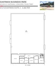812 S Eastman Rd, Longview, TX for lease Floor Plan- Image 1 of 2