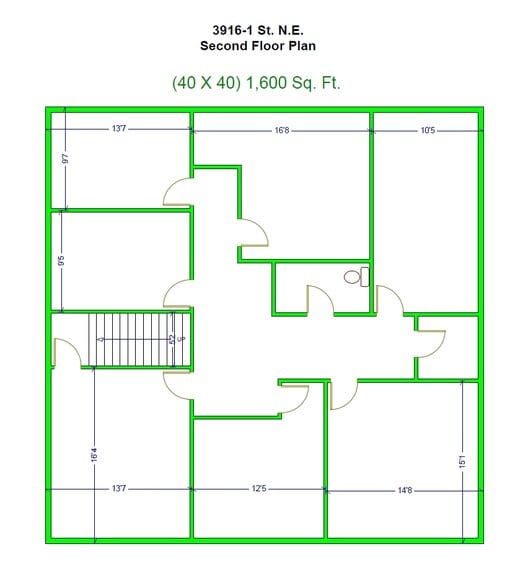 3916 1st St NE, Calgary, AB for sale - Floor Plan - Image 3 of 4