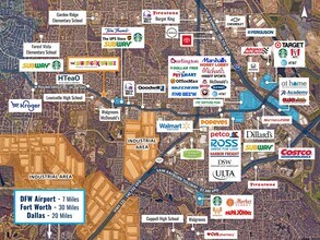 1195 FM 3040, Lewisville, TX - Aerial  map view