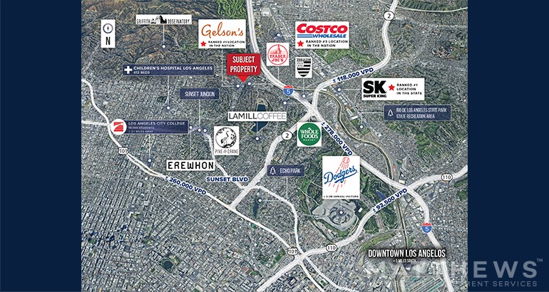 2829-2843 Hyperion Ave, Los Angeles, CA à louer - Photo du bâtiment - Image 3 de 3