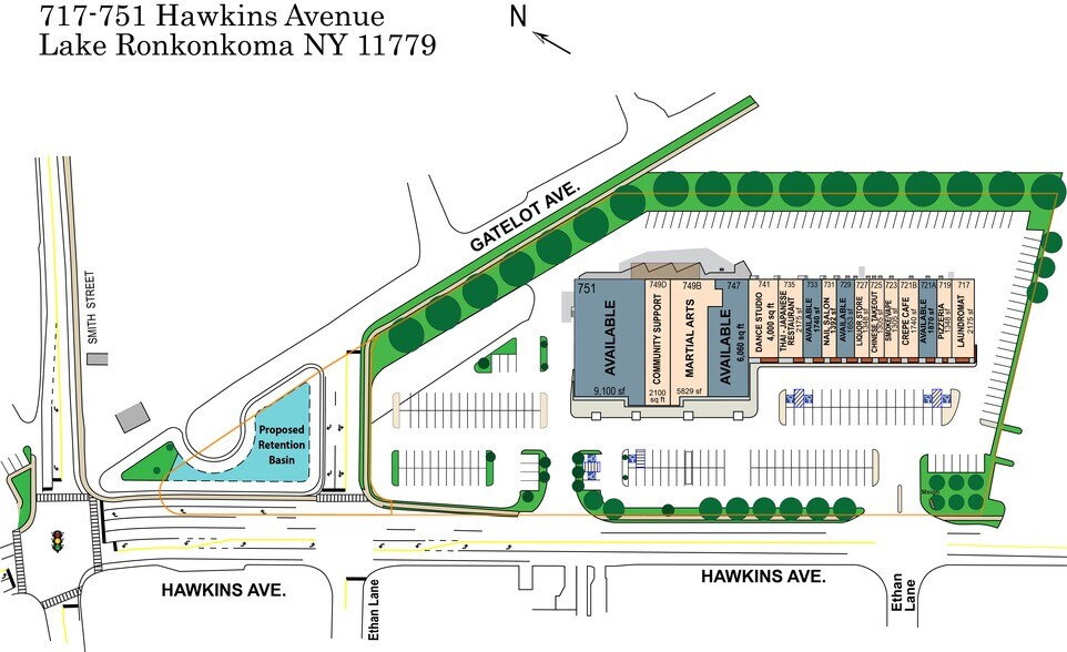 717-751 Hawkins Ave, Ronkonkoma, NY à louer - Photo du bâtiment - Image 2 de 10
