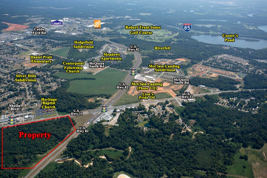 US Highway 31 & 82, Prattville, AL à vendre - Photo du bâtiment - Image 2 de 5