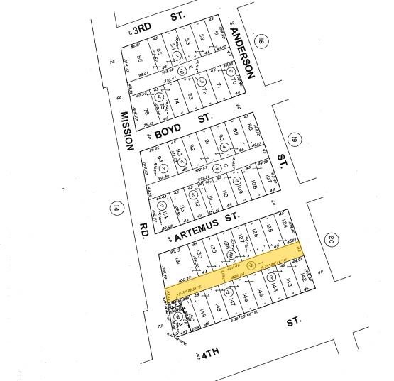 371 S Anderson St, Los Angeles, CA à louer - Plan cadastral - Image 3 de 22