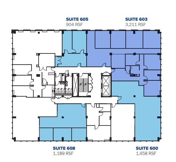 8701 Georgia Ave, Silver Spring, MD à louer Plan d  tage- Image 1 de 1