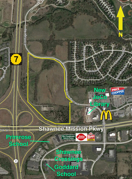 NEC of K-7 & Shawnee Mission Pkwy hwy, Shawnee, KS à vendre - Photo principale - Image 1 de 1