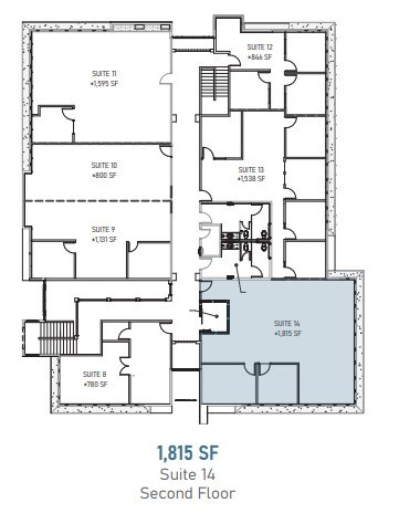 5677 Oberlin Dr, San Diego, CA 92121 - Unit 14 -  - Floor Plan - Image 1 of 1
