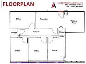 7365 Kirkwood Ct, Maple Grove, MN à louer Plan d’étage- Image 1 de 1
