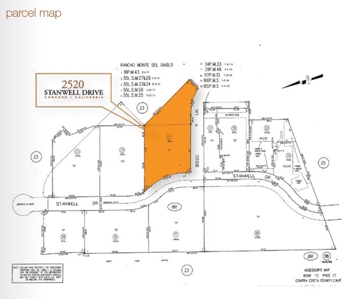 2520 Stanwell Dr, Concord, CA à vendre - Plan cadastral - Image 2 de 2