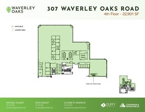 307 Waverley Oaks Rd, Waltham, MA for lease Floor Plan- Image 1 of 6