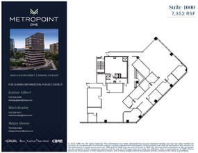 4600 S Ulster St, Denver, CO à louer Plan d’étage- Image 1 de 1