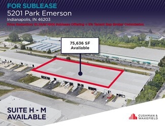 Plus de détails pour 5201 Park Emerson Dr, Indianapolis, IN - Industriel à louer