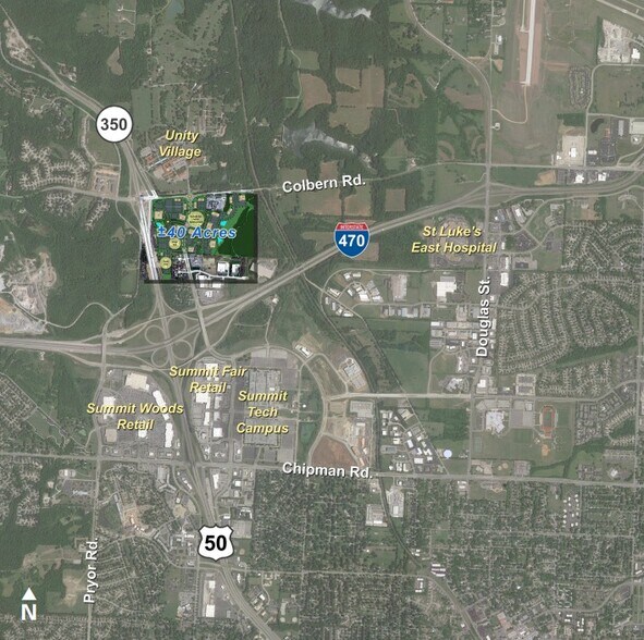 1500 Blue Parkway, Lee's Summit, MO à vendre - Aérien - Image 2 de 2