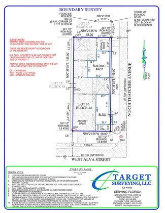 Plus de détails pour 4211 W Alva St, Tampa, FL - Multi-résidentiel à vendre