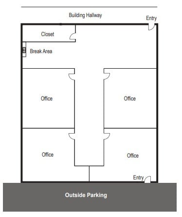 4455 Morena Blvd, San Diego, CA 92117 - Unit 111 -  - Floor Plan - Image 1 of 1