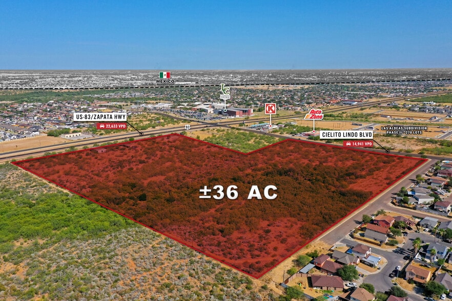 5600 US Highway 83 Hwy, Laredo, TX à vendre - Aérien - Image 1 de 15