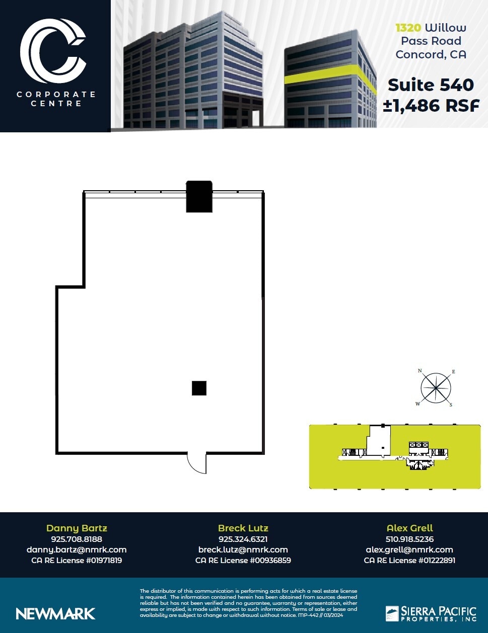 1390 Willow Pass Rd, Concord, CA for lease Floor Plan- Image 1 of 1