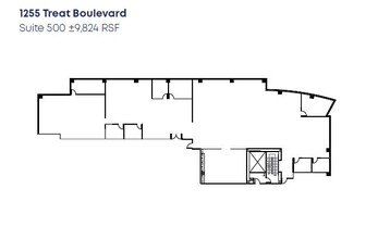 1255 Treat Blvd, Walnut Creek, CA for lease Floor Plan- Image 1 of 1