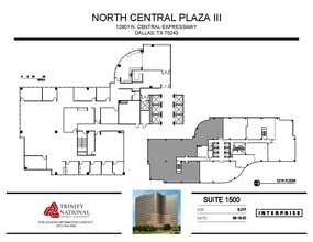 12801 N Central Expy, Dallas, TX for lease Floor Plan- Image 1 of 1