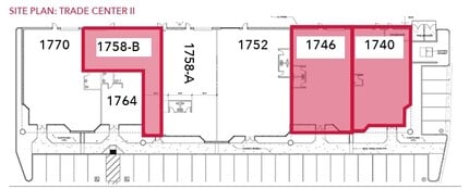 1765-1795 Orange Tree Ln, Redlands, CA à louer Plan de site- Image 1 de 2