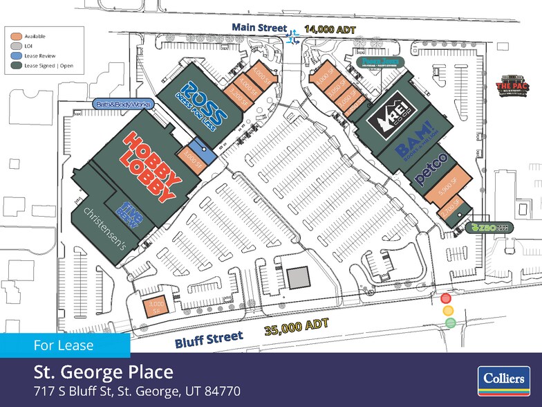 735-899 S Bluff St, Saint George, UT à louer - Photo du bâtiment - Image 2 de 8