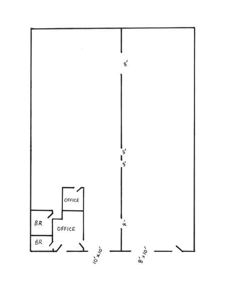 158 Oak St, Avondale Estates, GA for lease - Floor Plan - Image 2 of 2
