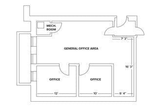 245 Main St, Chester, NJ à louer Plan d’étage- Image 1 de 2