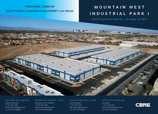 Plus de détails pour Rainbow Blvd, Las Vegas, NV - Industriel/Logistique à louer