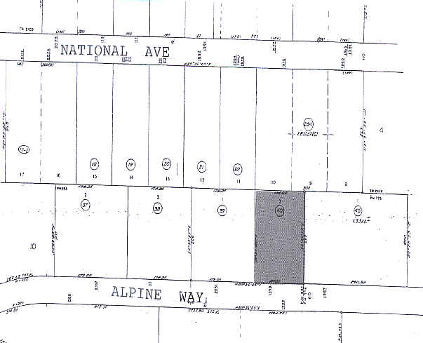 1999 Alpine Way, Hayward, CA à louer - Plan cadastral - Image 2 de 5