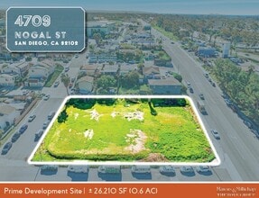 4709 Nogal St, San Diego, CA - Aérien  Vue de la carte - Image1