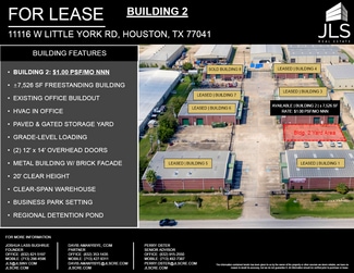 More details for 11116 W Little York Rd, Houston, TX - Industrial for Lease