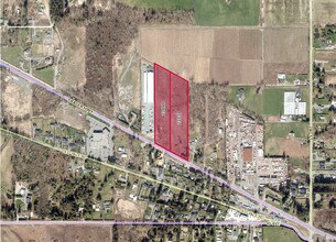 23699-23737 Fraser Hwy, Langley, BC - AERIAL  map view
