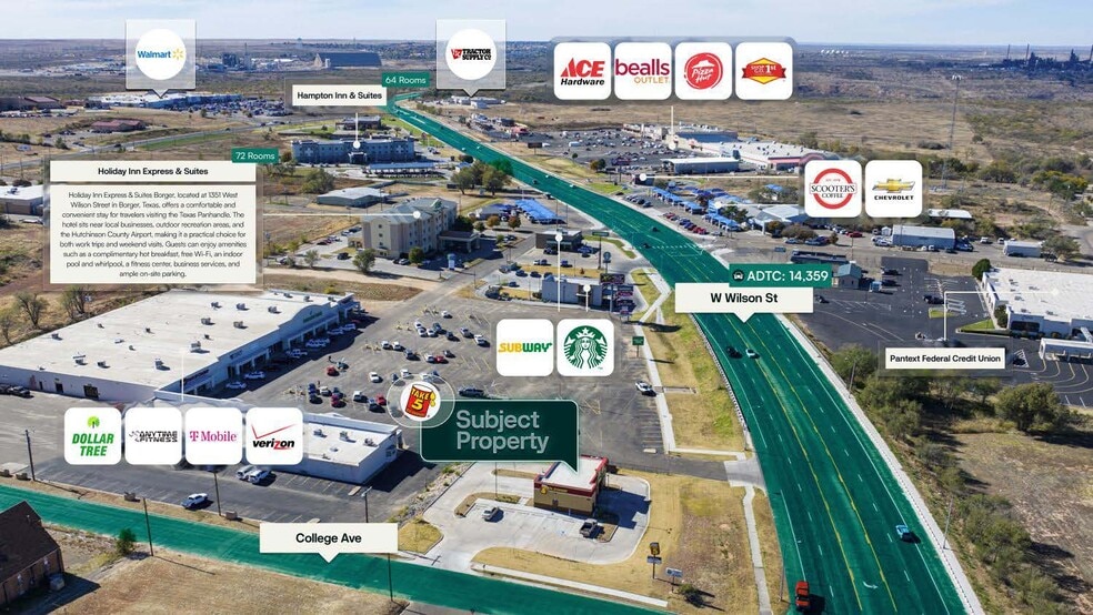 500 College Ave, Borger, TX à vendre - Photo du bâtiment - Image 2 de 2