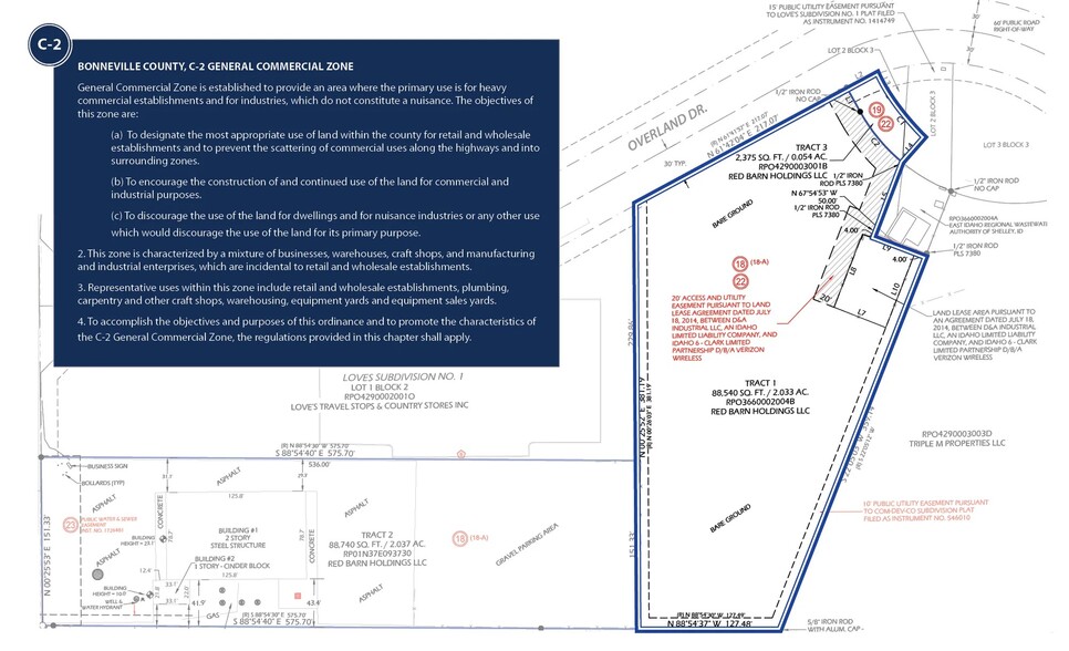 6775 S Overland Dr, Idaho Falls, ID à vendre - Plan de site - Image 2 de 5