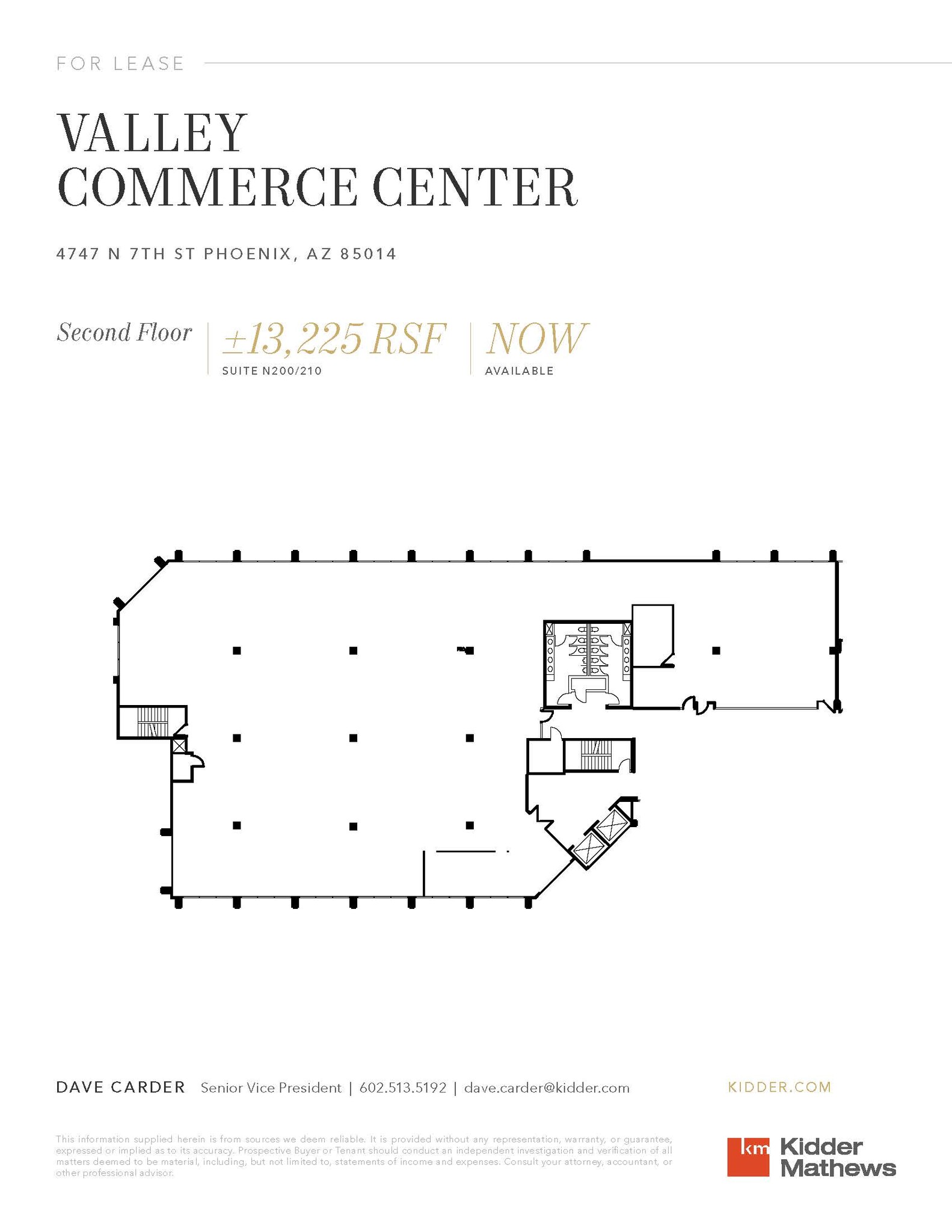 4745 N 7th St, Phoenix, AZ for lease Floor Plan- Image 1 of 1