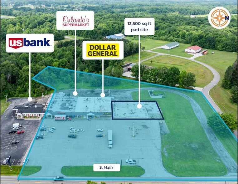 6285 S Main Rd, North Kingsville, OH for sale - Aerial - Image 2 of 6