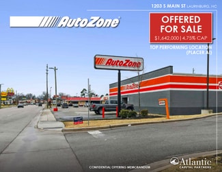 More details for 1203 S Main St, Laurinburg, NC - Retail for Sale