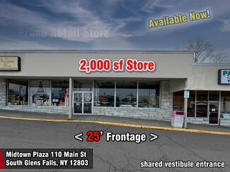 Plus de détails pour 112 Main St, South Glens Falls, NY - Vente au détail à louer