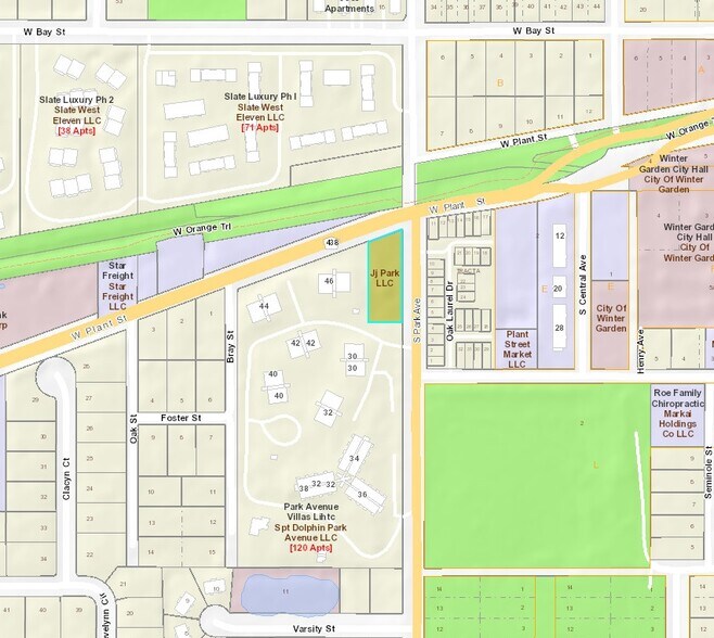504 W Plant St, Winter Garden, FL à louer - Plan cadastral - Image 2 de 7