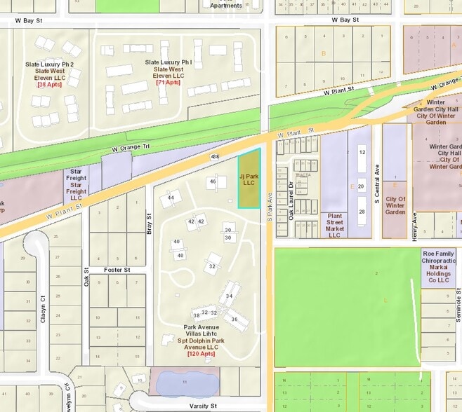 504 W Plant St, Winter Garden, FL for lease - Plat Map - Image 2 of 7