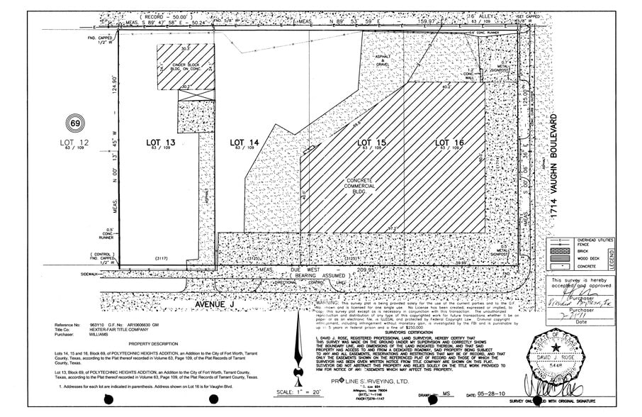 1714 Vaughn Blvd, Fort Worth, TX à vendre - Photo du bâtiment - Image 3 de 6