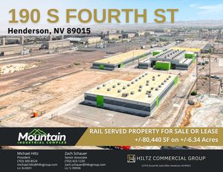 Plus de détails pour 190 S 4th St, Henderson, NV - Industriel à vendre