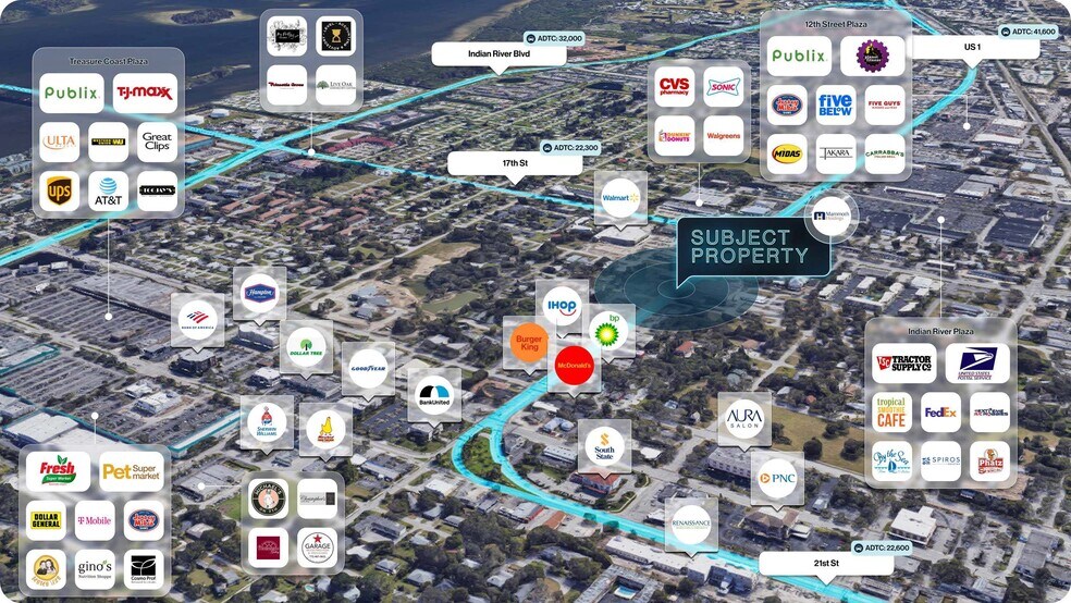 1811 US-1, Vero Beach, FL à vendre - Aérien - Image 2 de 2