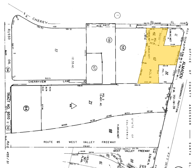 5015-5041 Almaden Expy, San Jose, CA à louer - Plan cadastral - Image 2 de 5