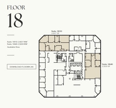 401 W A St, San Diego, CA à louer Plan d’étage- Image 1 de 1