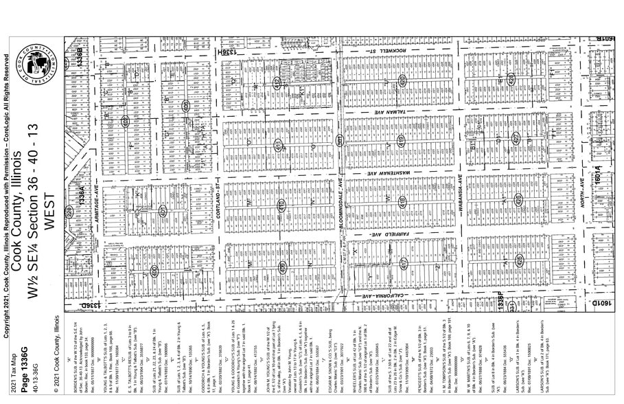 2712-2714 W North Ave, Chicago, IL for sale - Plat Map - Image 2 of 2