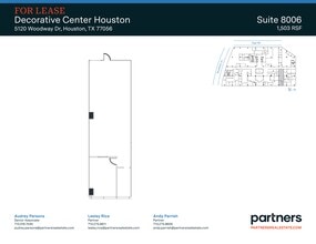 5120 Woodway Dr, Houston, TX à louer Plan de site- Image 1 de 1