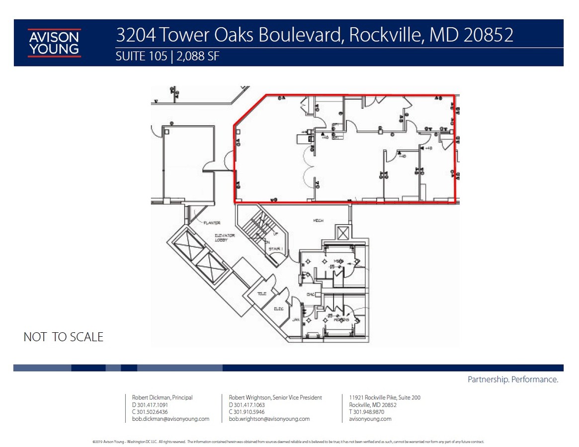 3204 Tower Oaks Blvd, Rockville, MD 20852 - Unit 105 -  - Floor Plan - Image 1 of 1