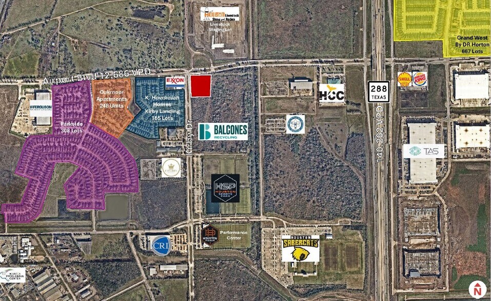 Kirby Dr & Airport Blvd, Houston, TX à vendre - Photo du bâtiment - Image 2 de 3