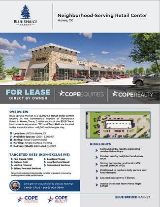 More details for US-75 & Ponderosa Road, Howe, TX - Flex for Lease
