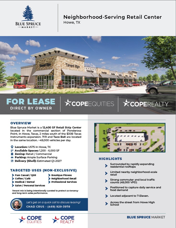 US-75 & Ponderosa Road, Howe, TX for lease Building Photo- Image 1 of 18
